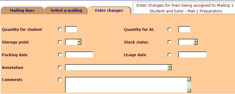 CS111 - entering changes tab